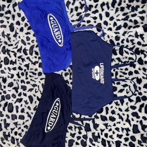 Lifeguard bikini top